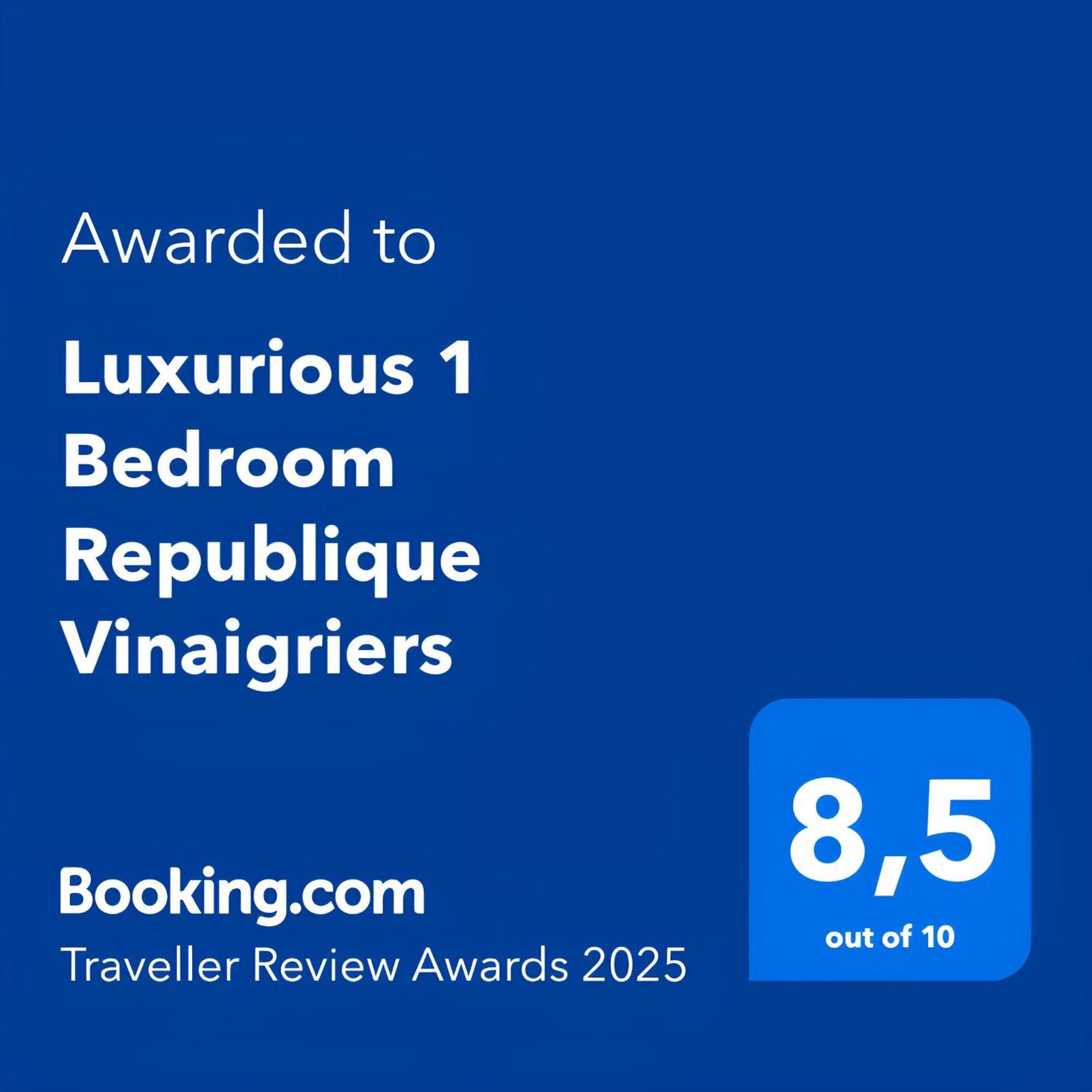 Luxurious 1 Bedroom Republique Vinaigriers Free Netflix باريس المظهر الخارجي الصورة