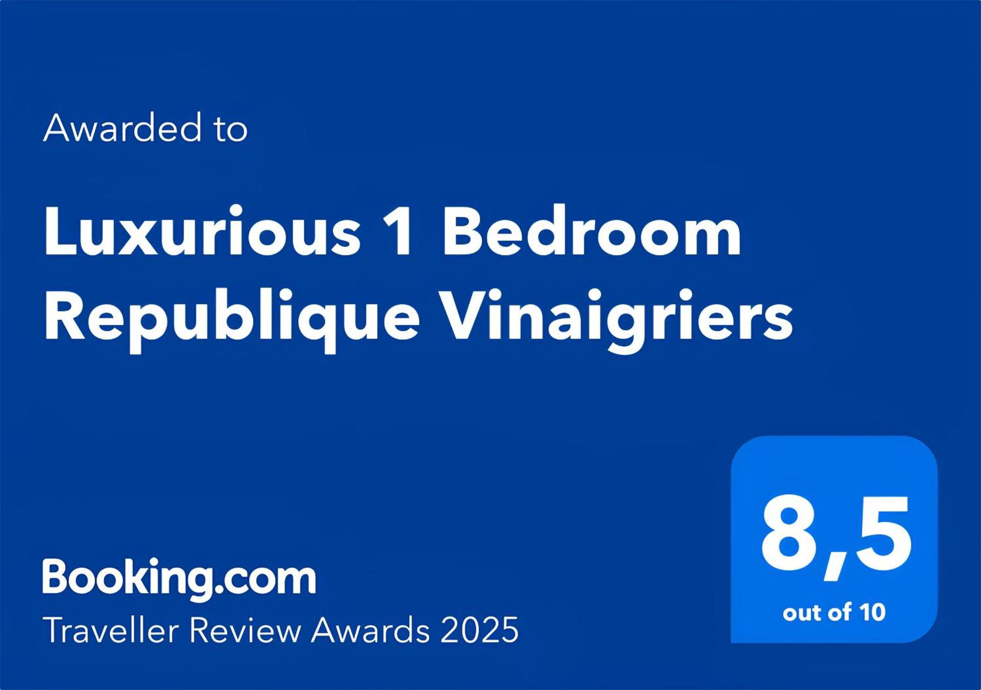 Luxurious 1 Bedroom Republique Vinaigriers Free Netflix باريس المظهر الخارجي الصورة